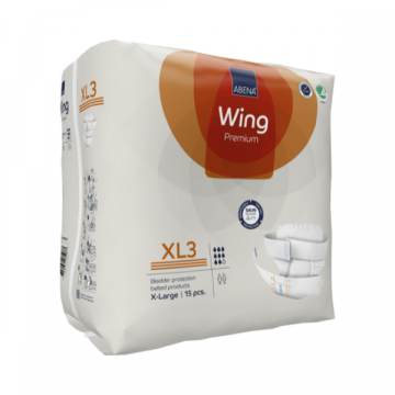 Vyövaippa Abri-Wing Premium XL3 - 15kpl