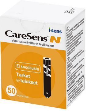 CareSens N verensokeritestiliuskat 1rs