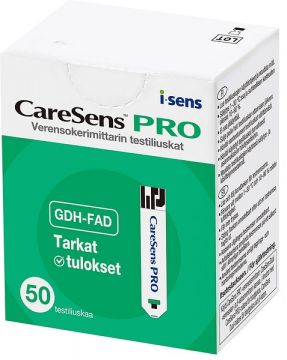 CareSens Pro verensokeritestiliuskat 1rs