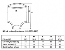 Alushousut bikini Unisex SFS 5759