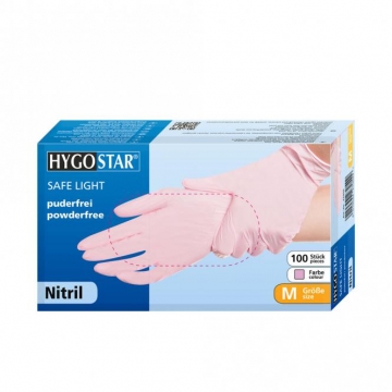 Nitriili SAFE LIGHT koko L pinkki 100kpl