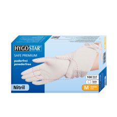 Nitriili SAFE PREMIUM koko S valkoinen 100kpl