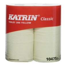 Katrin Toilet WC-paperi keltainen 4rl